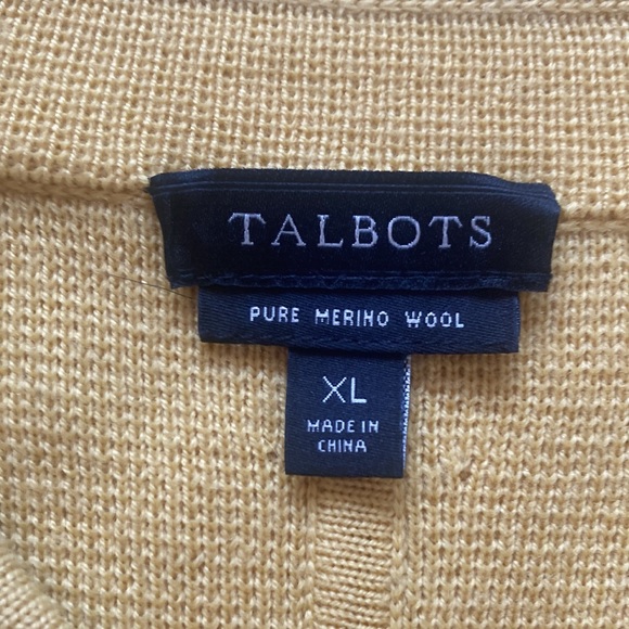 Talbots 100% Merino Wool Cardigan Jacket - Picture 4 of 5